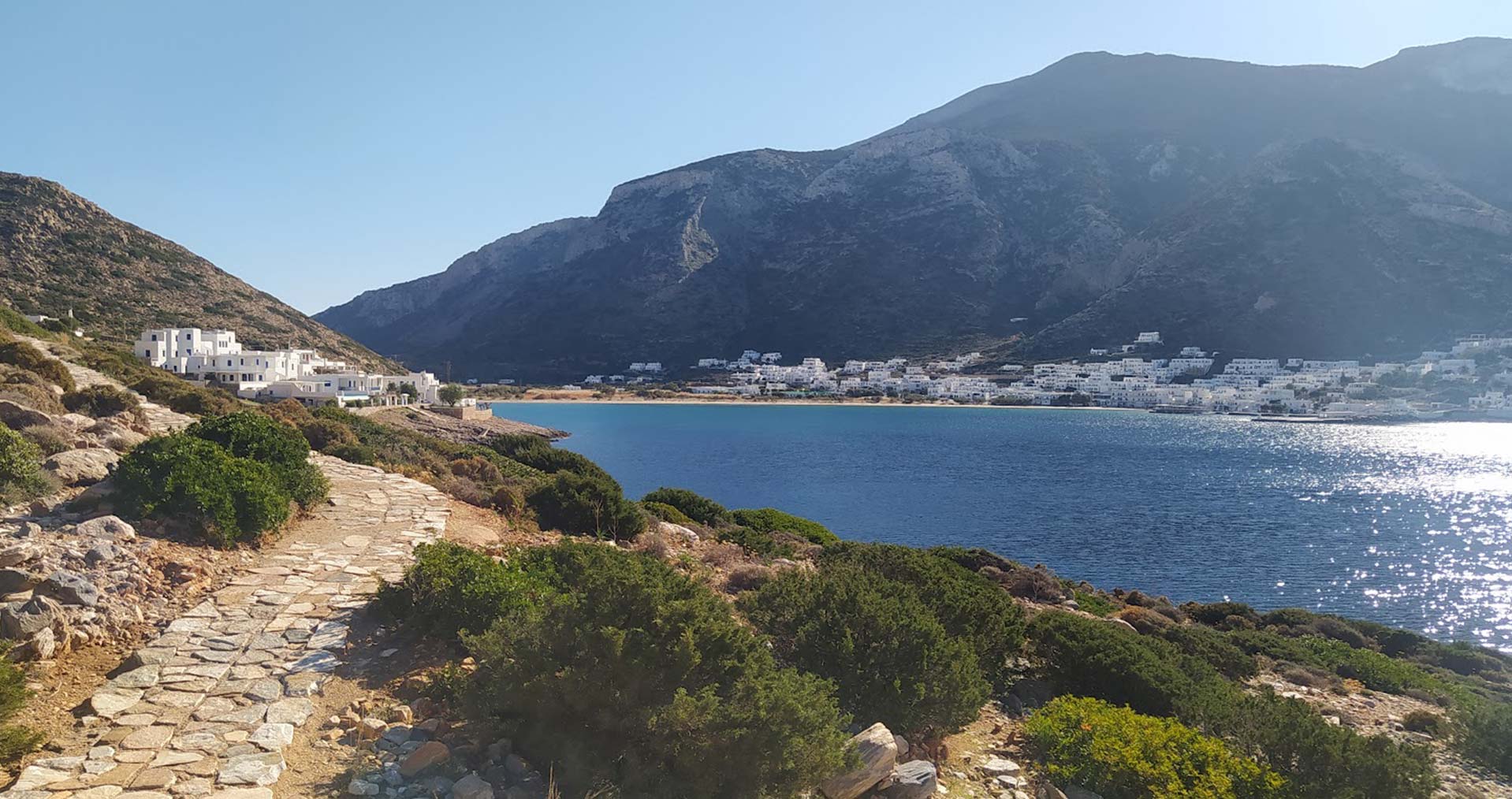 Η θέση του ξενοδοχείου Μυρτώ στη Σίφνο